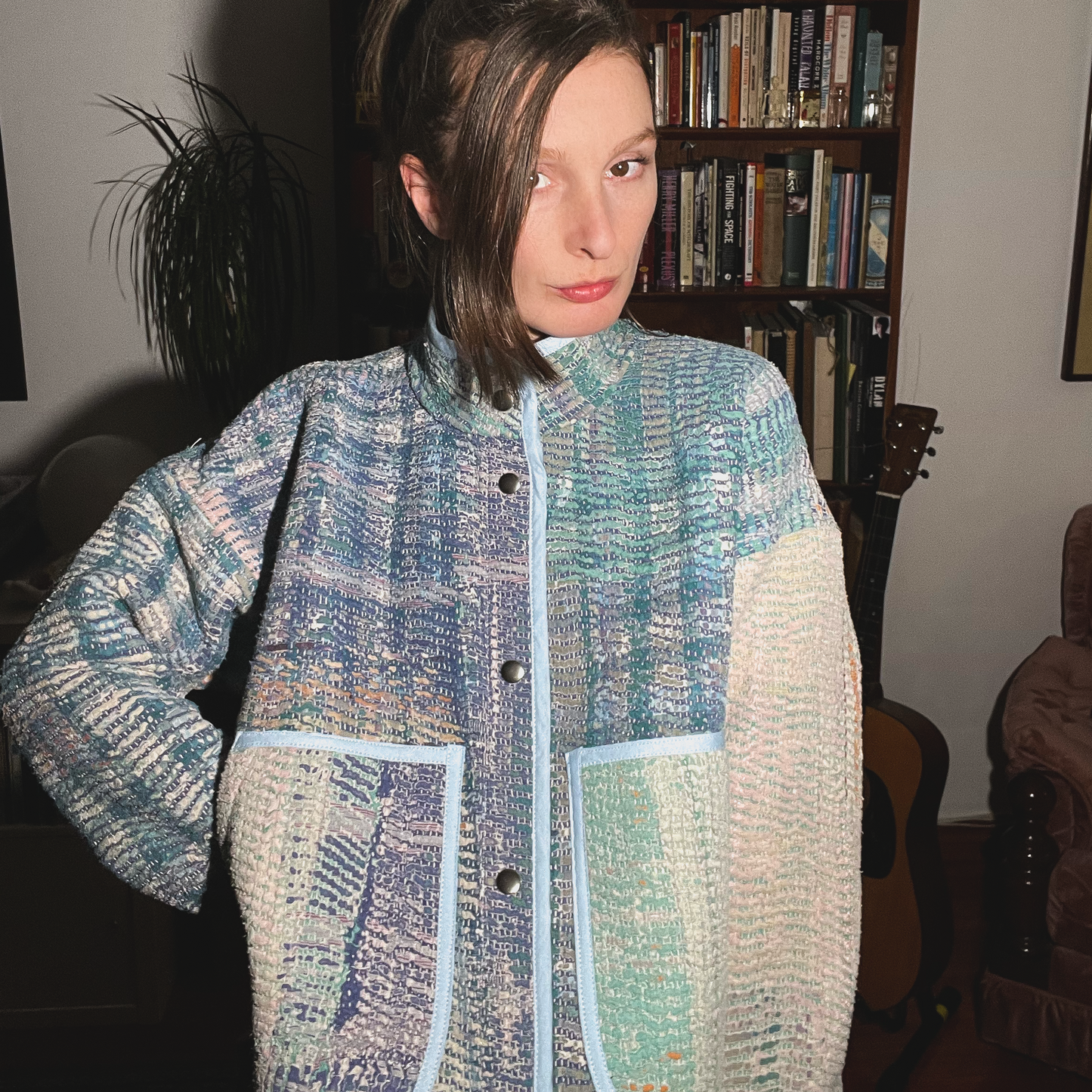 Willow Jacket - Vintage Authentic Kantha Quilt (M)
