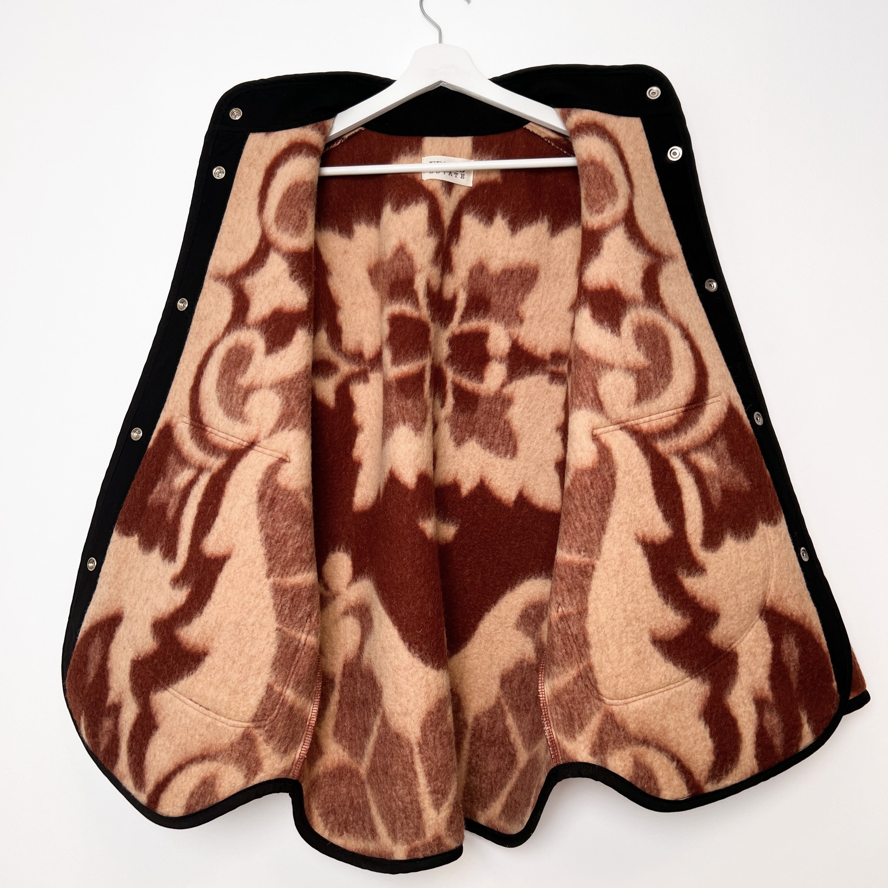 Aidyn Jacket - Vintage Ukrainian Wool Blanket (M) – ERMA'S ESTATE