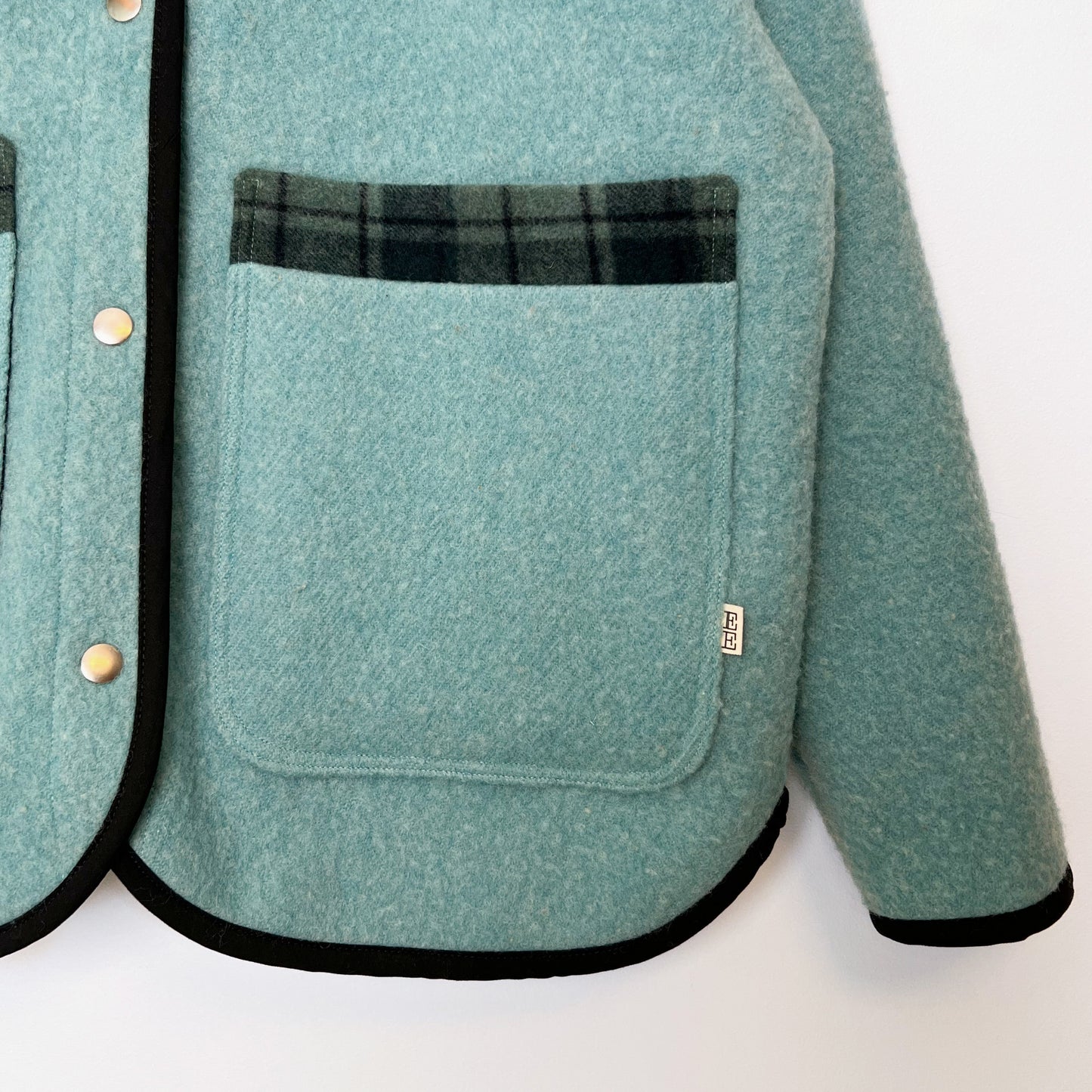 Cosette Jacket - Vintage 100% Wool Blanket (M)