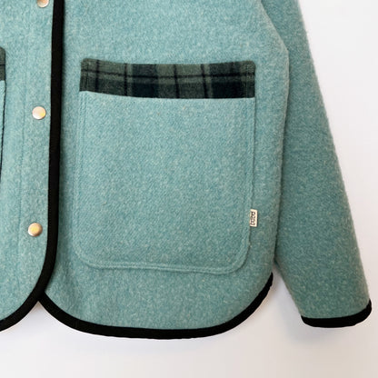 Cosette Jacket - Vintage 100% Wool Blanket (M)