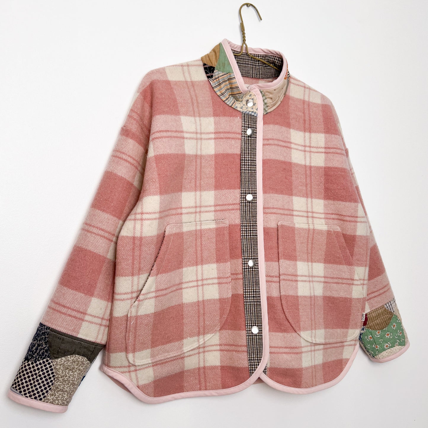 Simone Jacket - Vintage Wool and Quilt Mix (M)