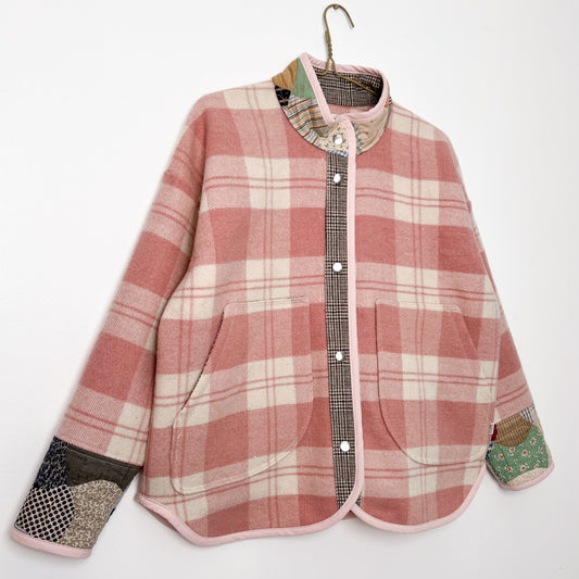 Simone Jacket - Vintage Wool and Quilt Mix (M)