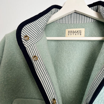 Drew Jacket - Vintage Wool Blanket/Kantha Quilt (S)
