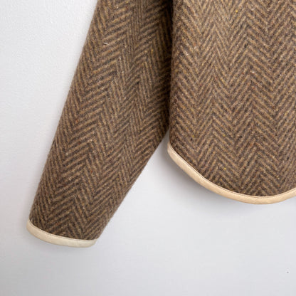 Fiona Jacket - Herringbone and Plaid Wool (S)
