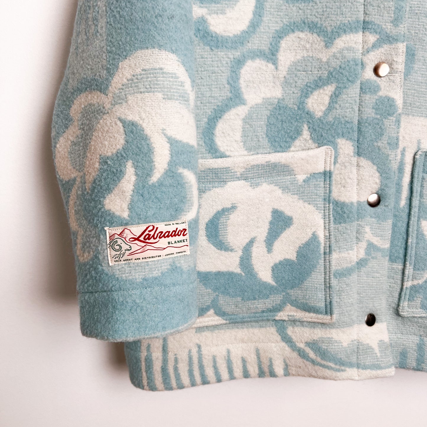 Sara Jacket - Vintage Wool Blanket (L)