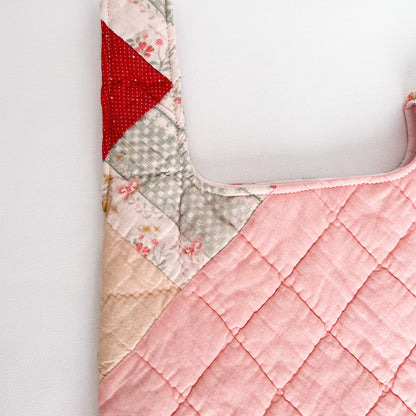 Knot Bag - Vintage 9 Patch Quilt