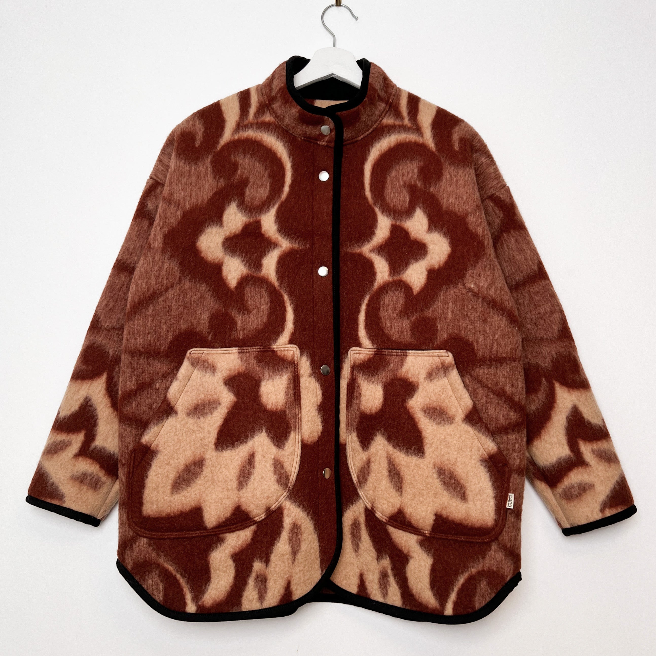 Aidyn Jacket - Vintage Ukrainian Wool Blanket (M) – ERMA'S ESTATE