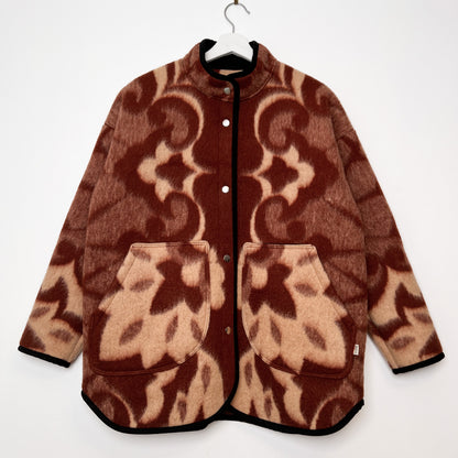 Aidyn Jacket - Vintage Ukrainian Wool Blanket (M)