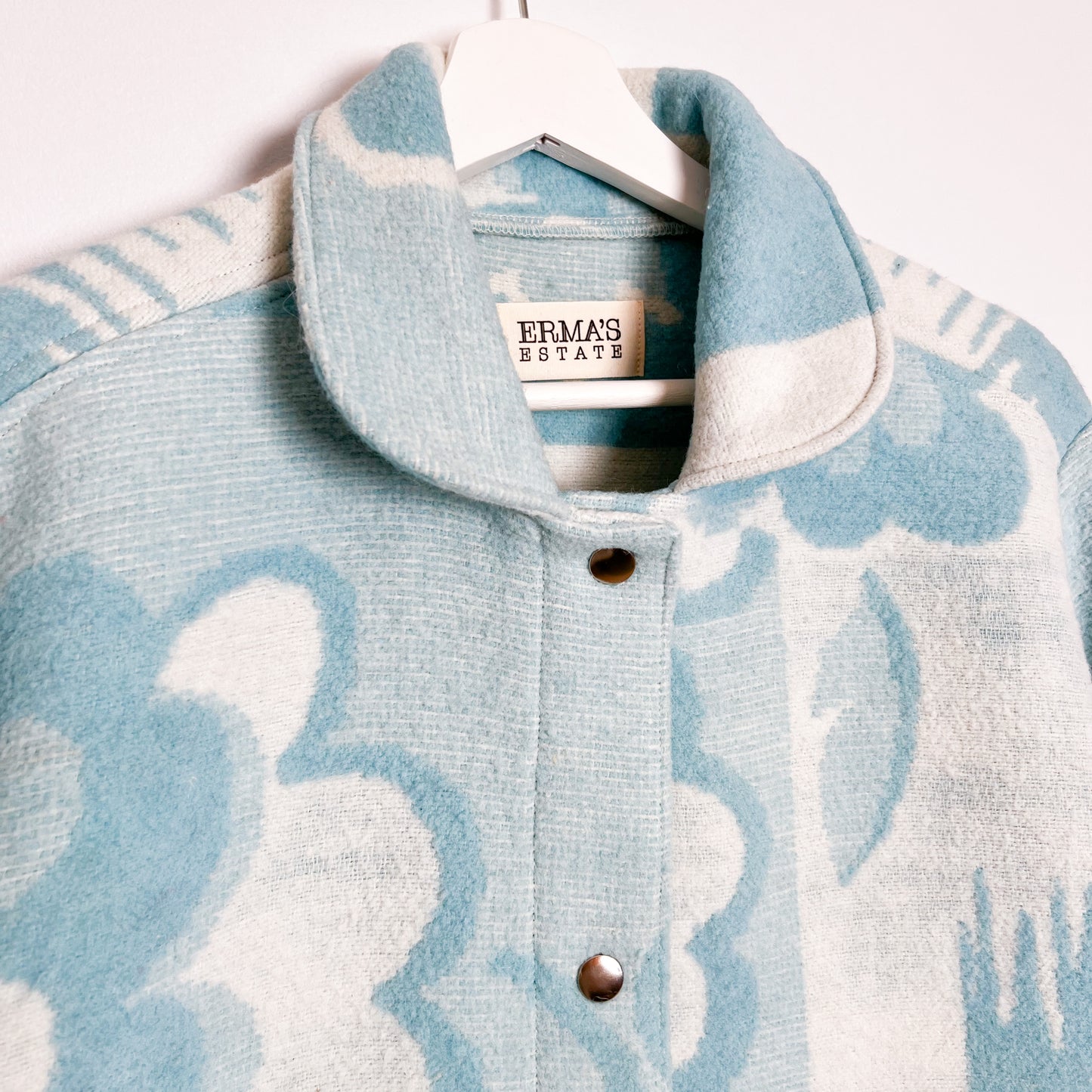 Sara Jacket - Vintage Wool Blanket (L)