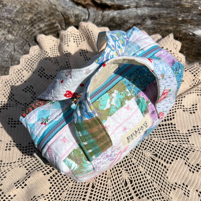 50's Era Vintage Quilt Boxbag