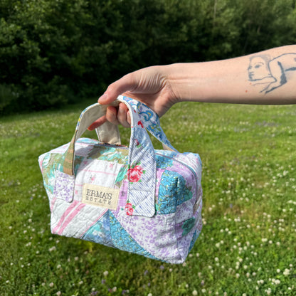 50's Era Vintage Quilt Boxbag