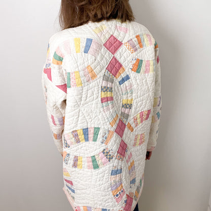 Aimee Jacket - Vintage Double Wedding Ring Quilt (M)