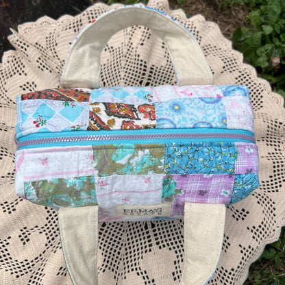 50's Era Vintage Quilt Boxbag