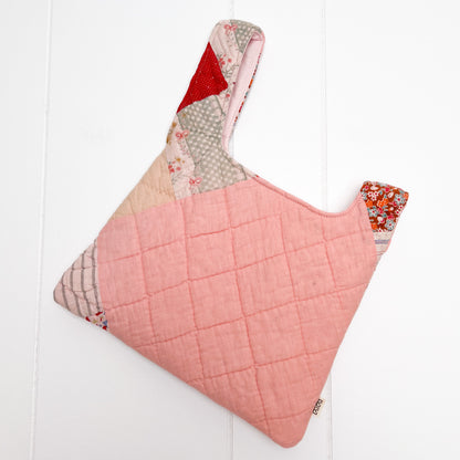 Knot Bag - Vintage 9 Patch Quilt
