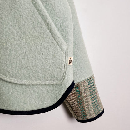 Drew Jacket - Vintage Wool Blanket/Kantha Quilt (S)