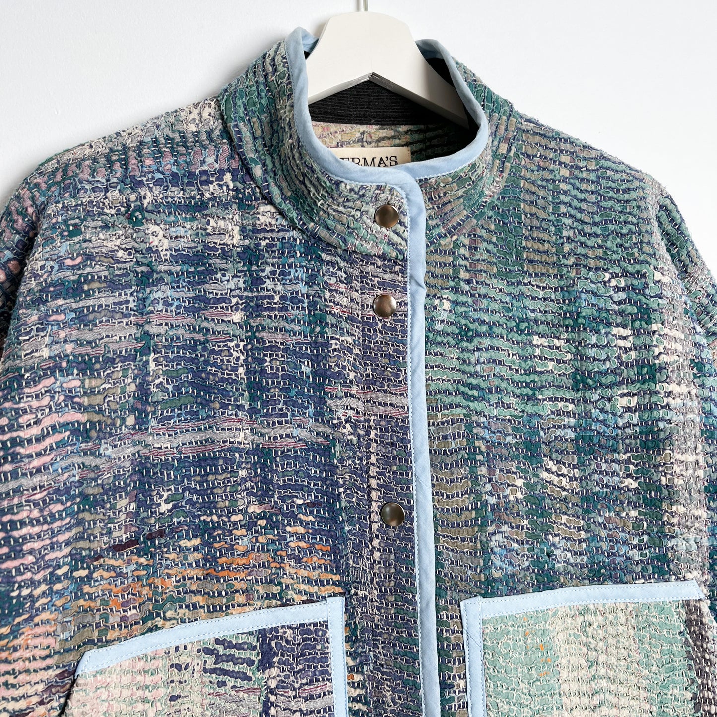 Willow Jacket - Vintage Authentic Kantha Quilt (M)