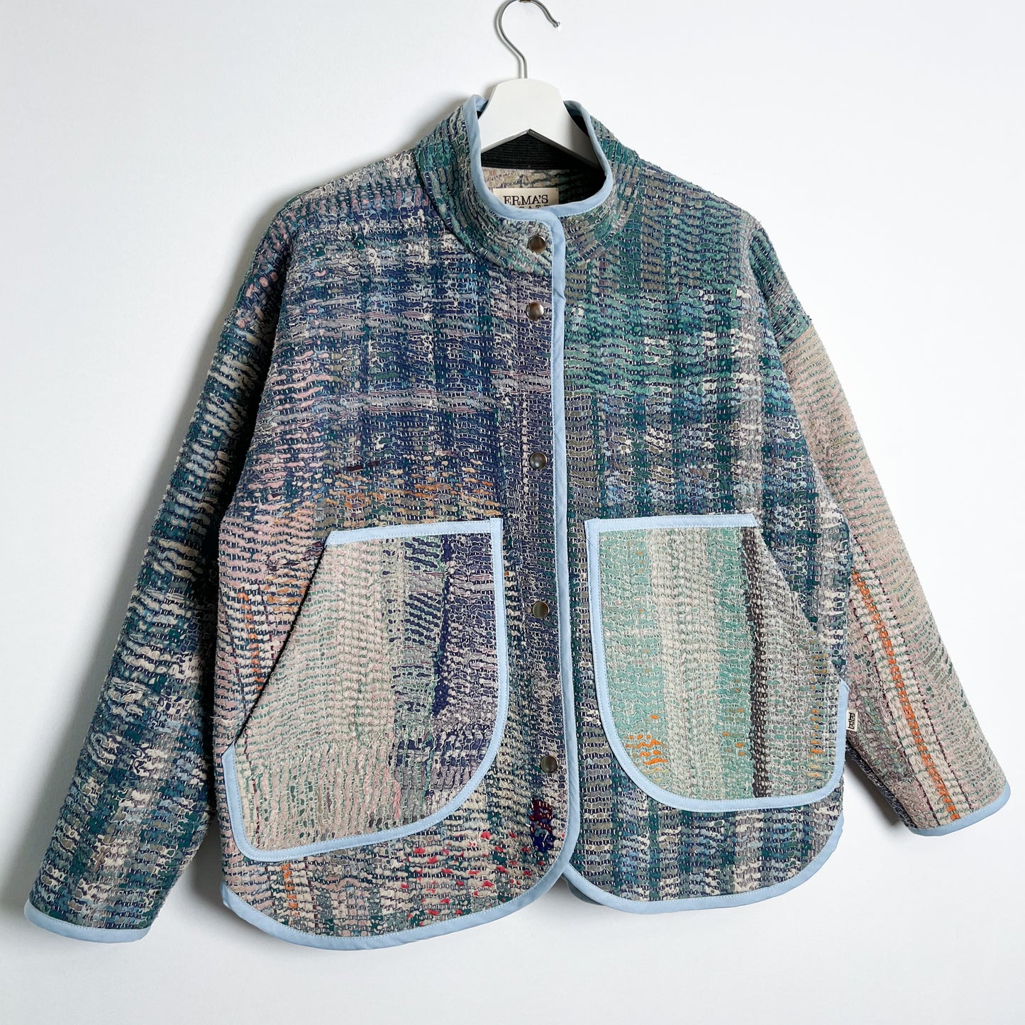 Willow Jacket - Vintage Authentic Kantha Quilt (M)