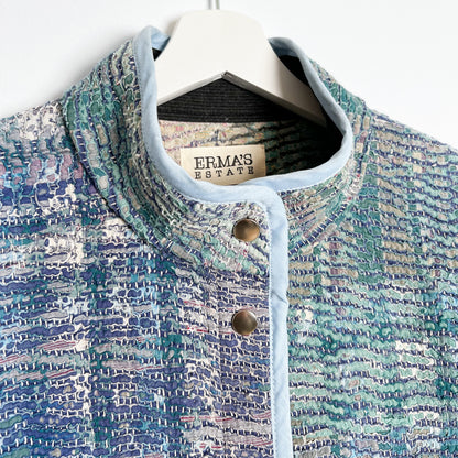 Willow Jacket - Vintage Authentic Kantha Quilt (M)