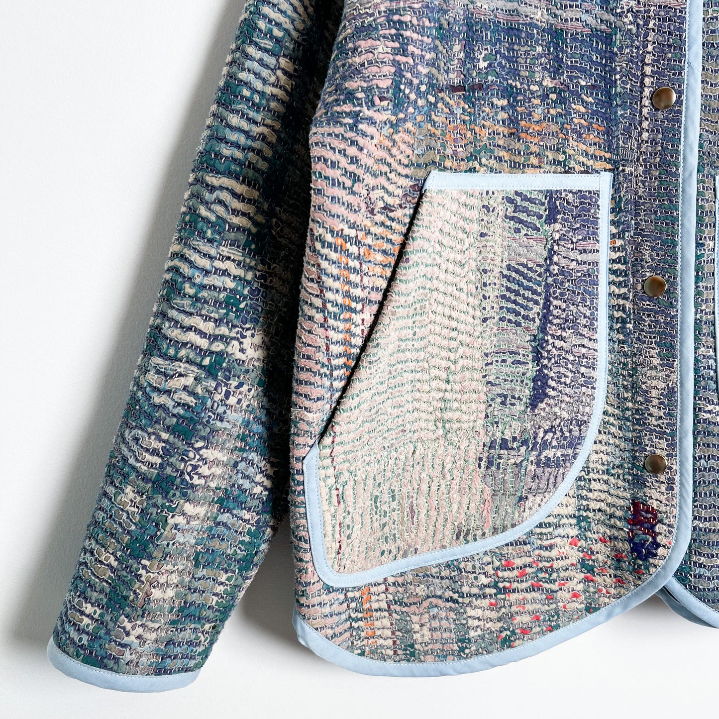 Willow Jacket - Vintage Authentic Kantha Quilt (M)