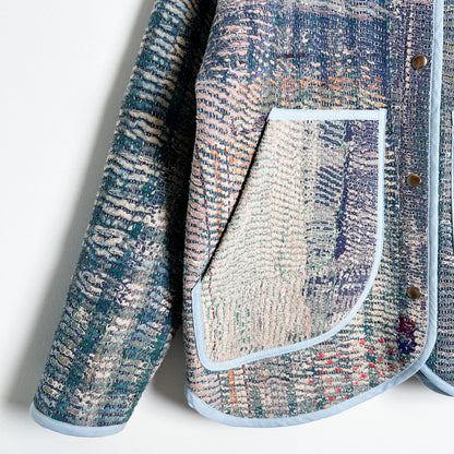 Willow Jacket - Vintage Authentic Kantha Quilt (M)