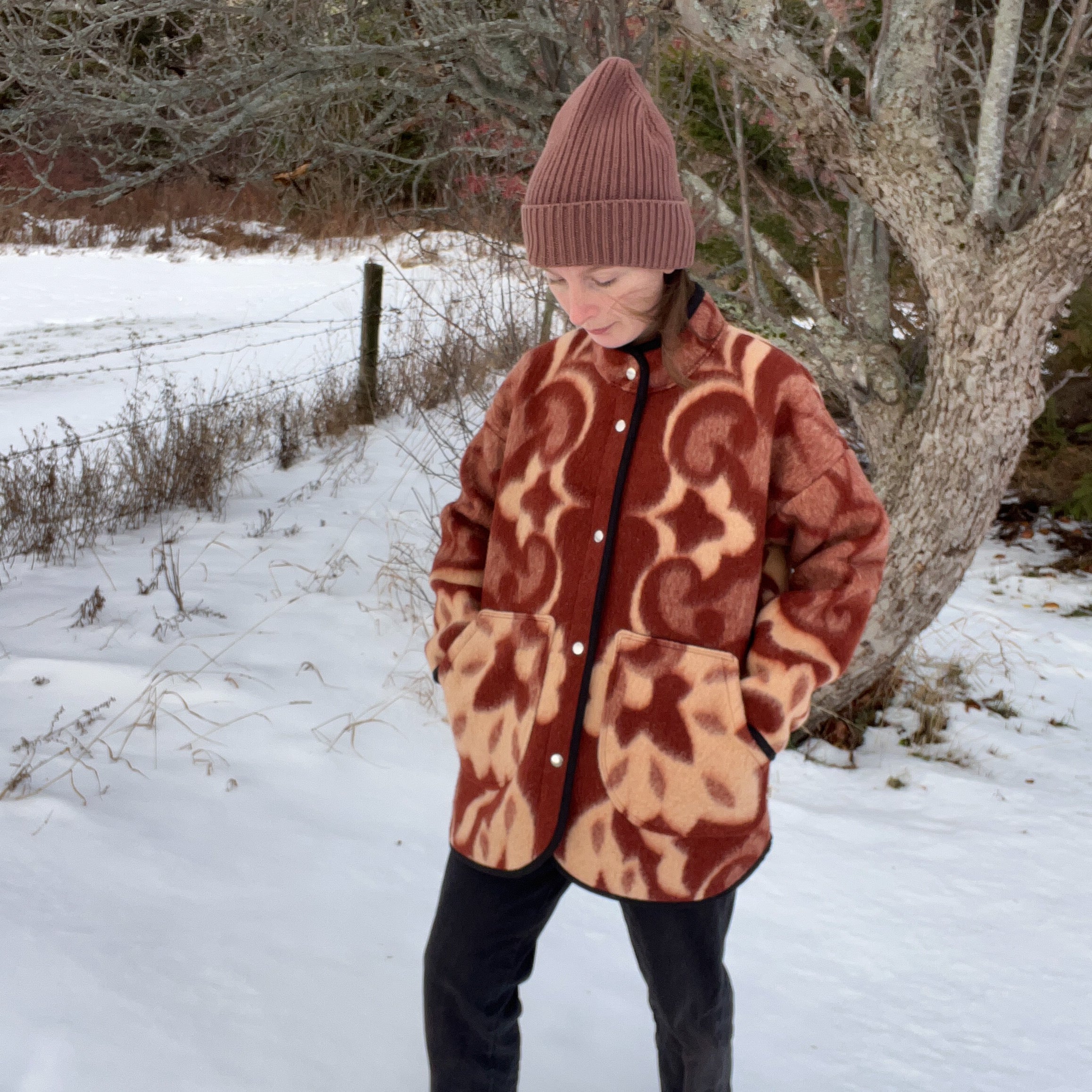 ジャケット・アウター amtssk3MAN MADE IN UK BLANKET JACKET Aidyn Jacket - Vintage Ukrainian Wool Blanket (M) – ERMA'S ESTATE