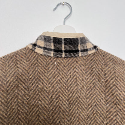 Fiona Jacket - Herringbone and Plaid Wool (S)