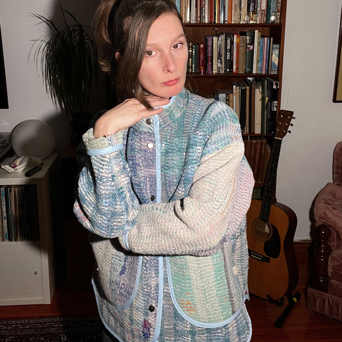 Willow Jacket - Vintage Authentic Kantha Quilt (M)