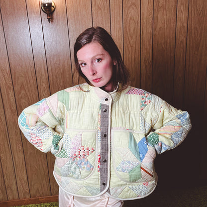Beatrice Jacket - Vintage 8 Point Star Quilt (S)