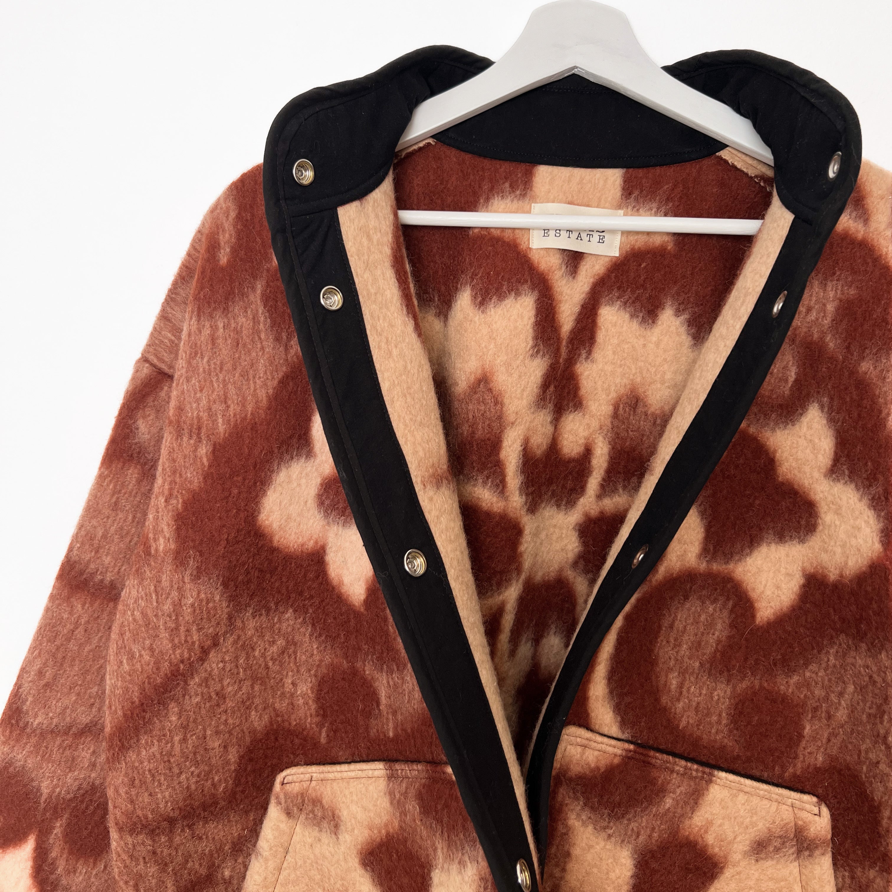 Aidyn Jacket - Vintage Ukrainian Wool Blanket (M) – ERMA'S ESTATE