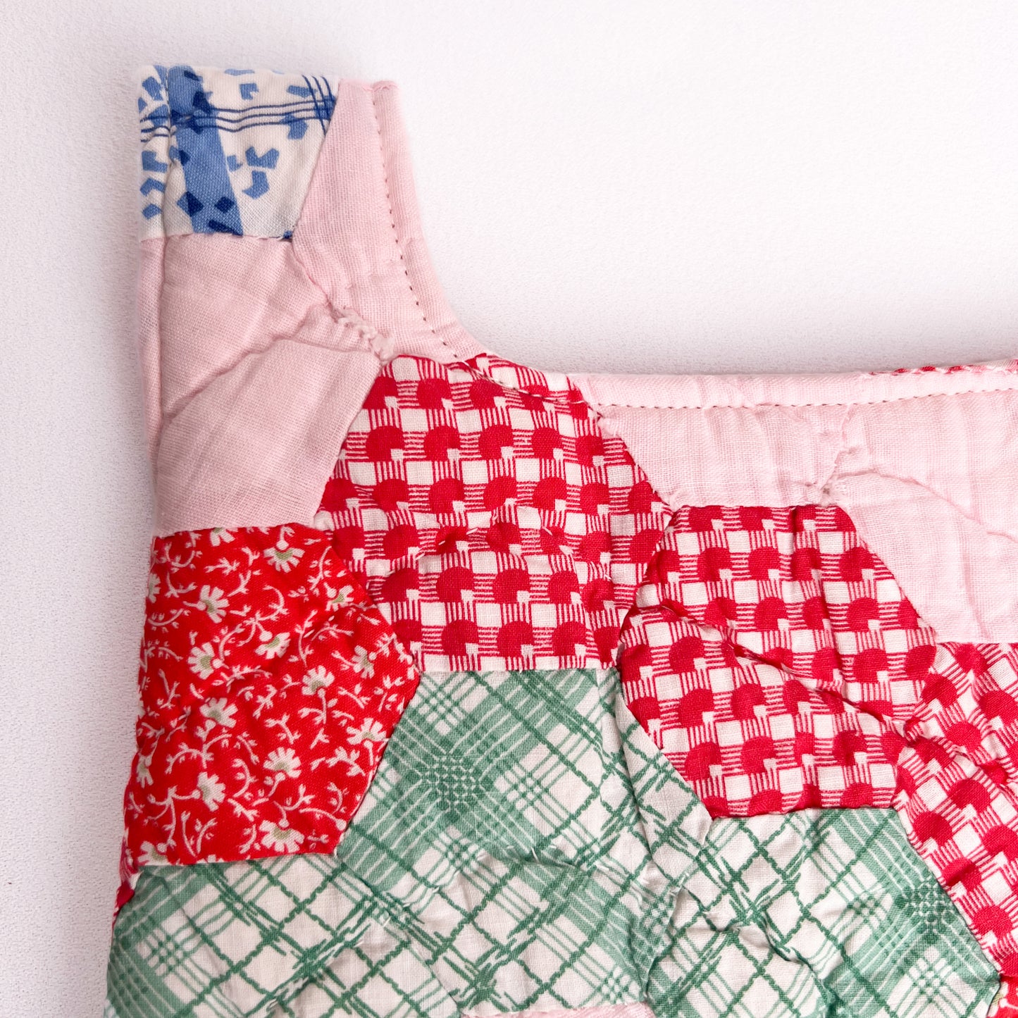 Knot Bag - 30's Grandmother's Flower Garden Quilt