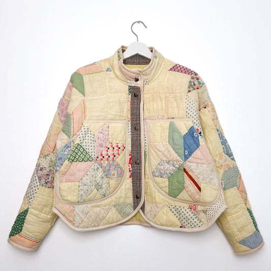 Beatrice Jacket - Vintage 8 Point Star Quilt (S)