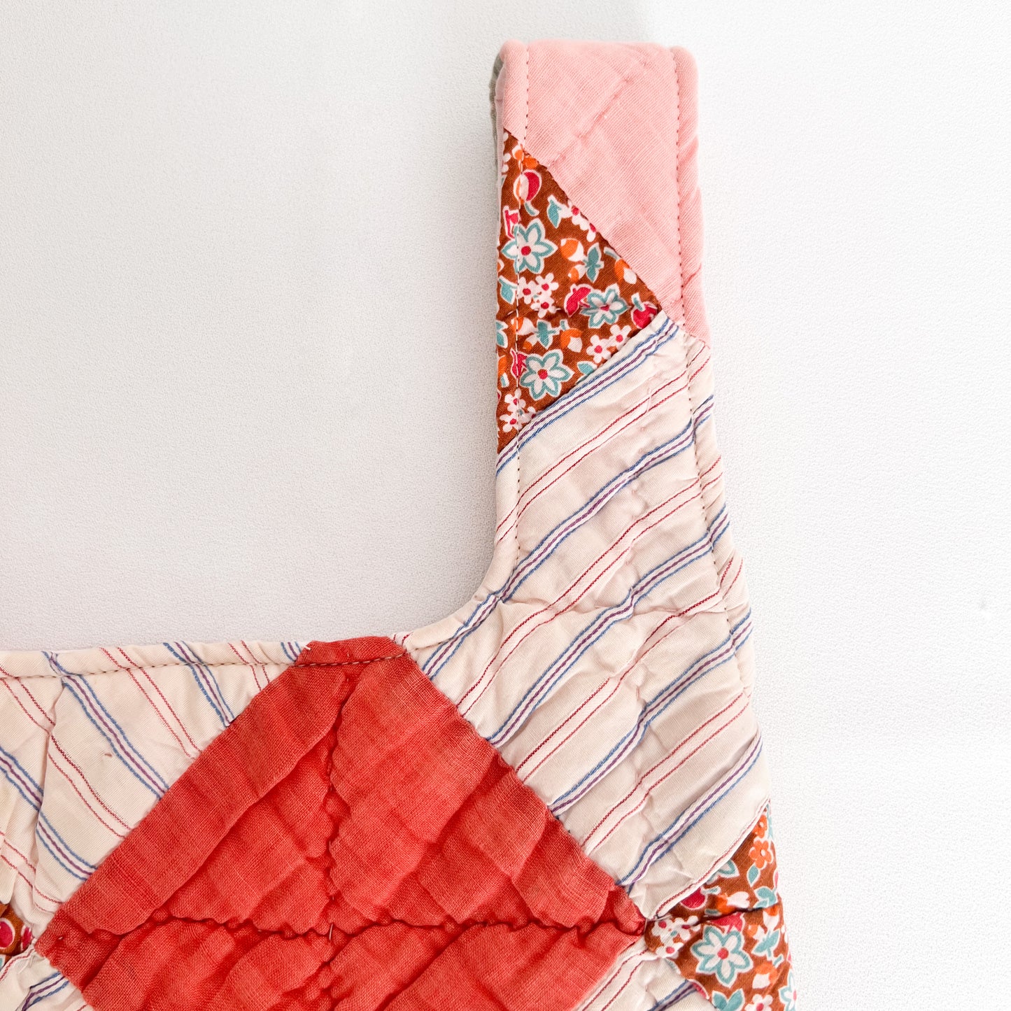 Knot Bag - Vintage 9 Patch Quilt