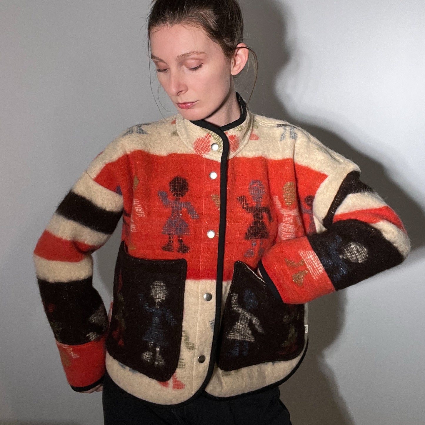 Sydney Jacket - Vintage Wool Blanket (S)