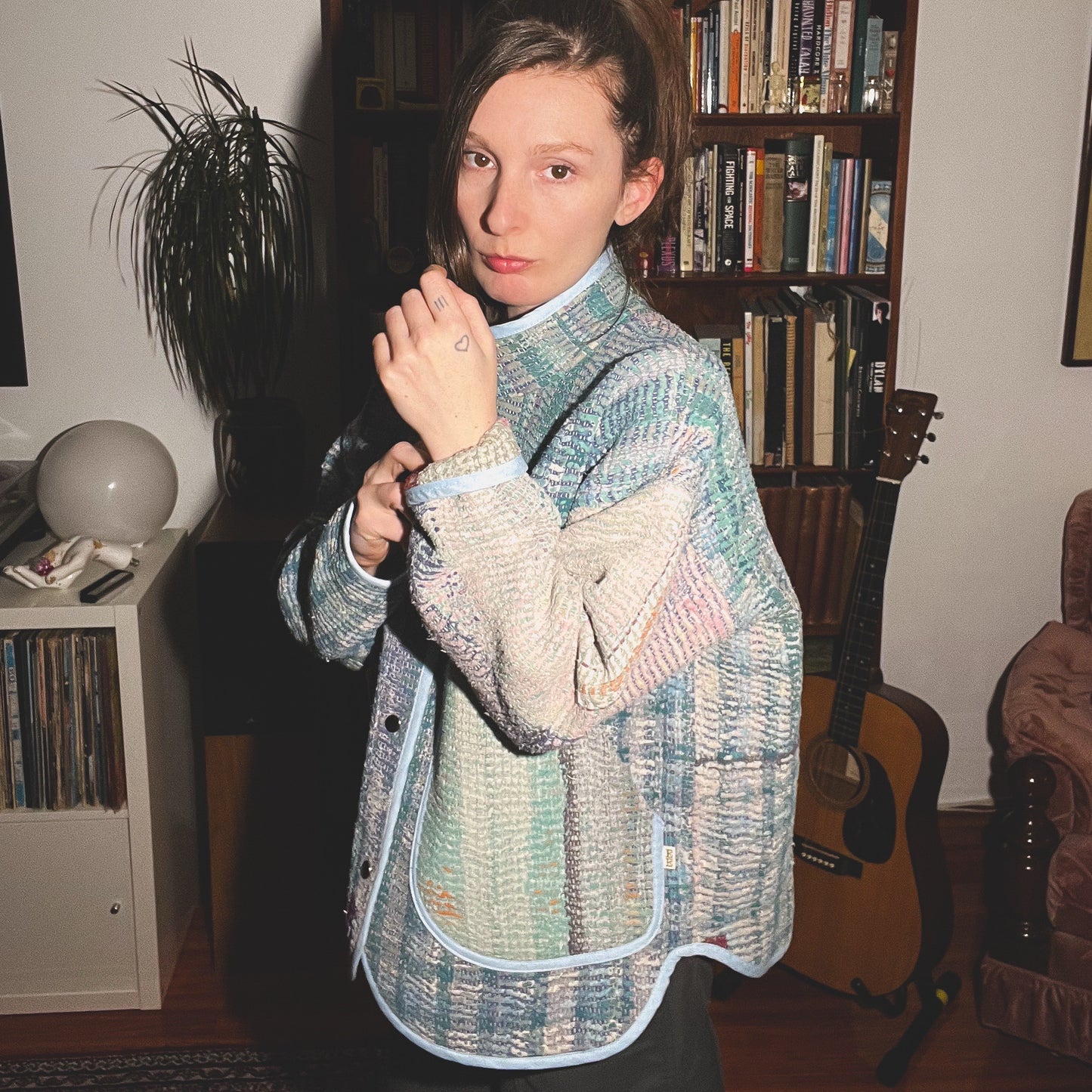 Willow Jacket - Vintage Authentic Kantha Quilt (M)