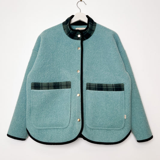 Cosette Jacket - Vintage 100% Wool Blanket (M)