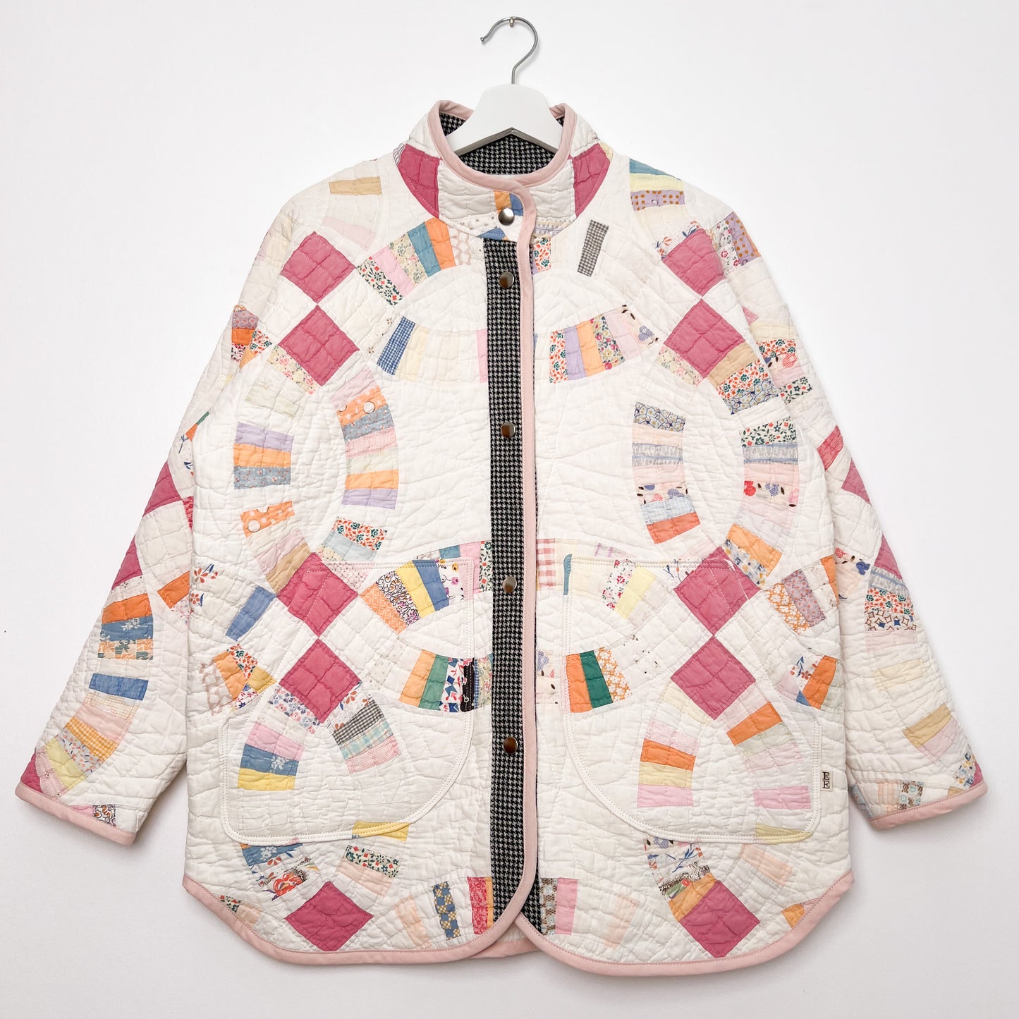 Aimee Jacket - Vintage Double Wedding Ring Quilt (M)
