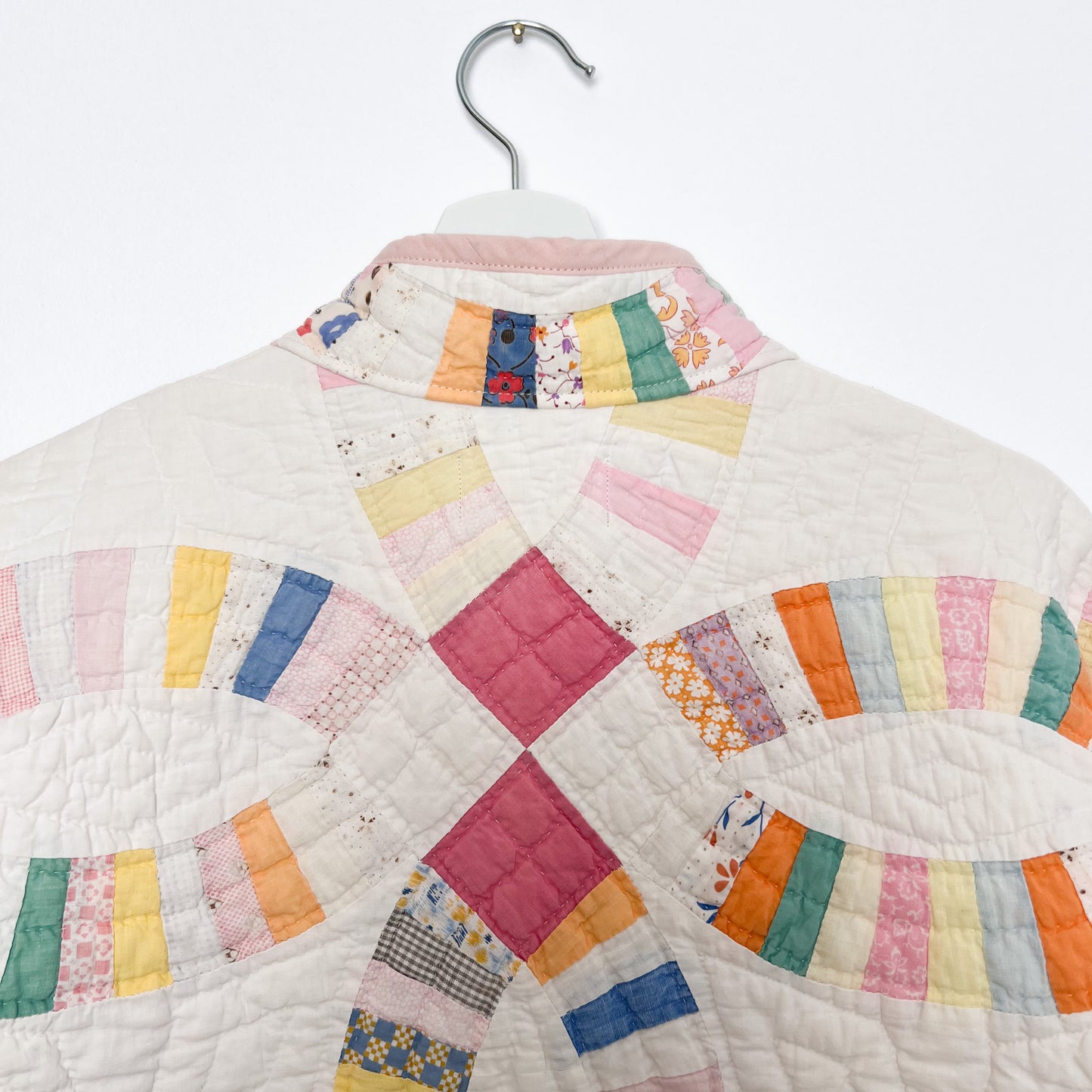 Aimee Jacket - Vintage Double Wedding Ring Quilt (M)