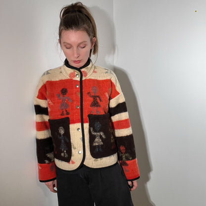 Sydney Jacket - Vintage Wool Blanket (S)