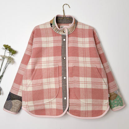 Simone Jacket - Vintage Wool and Quilt Mix (M)