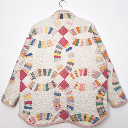 Aimee Jacket - Vintage Double Wedding Ring Quilt (M)