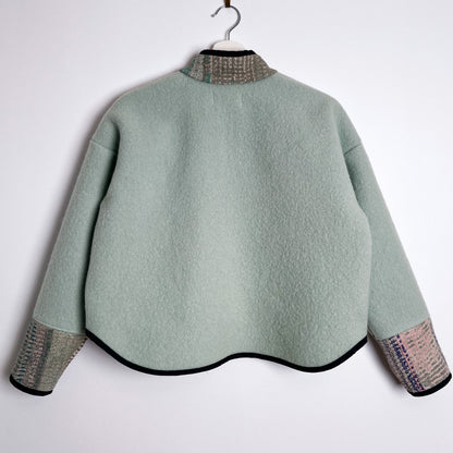 Drew Jacket - Vintage Wool Blanket/Kantha Quilt (S)
