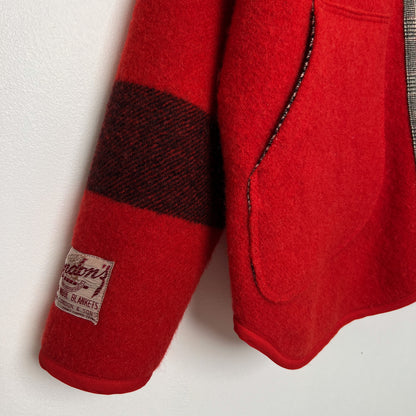 Ruby Jacket - Vintage 100% Wool Blanket (L)