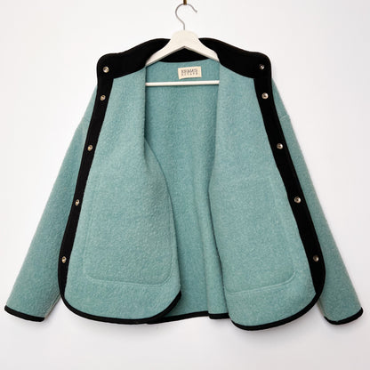 Cosette Jacket - Vintage 100% Wool Blanket (M)